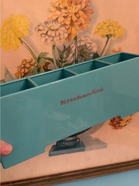 KitchenAid Turquoise Utensil Caddy Organizer